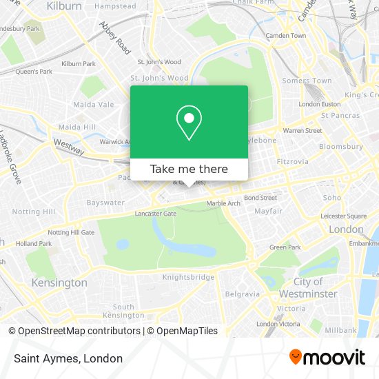Saint Aymes map