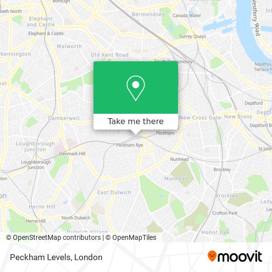Peckham Levels map