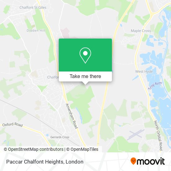 Paccar Chalfont Heights map