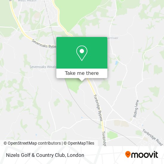 Nizels Golf & Country Club map