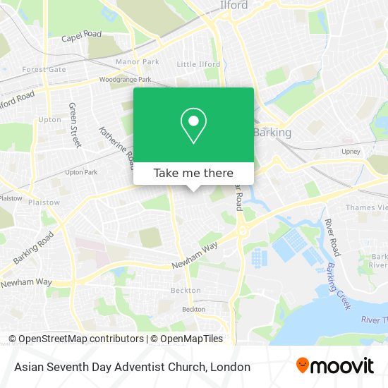 Asian Seventh Day Adventist Church map