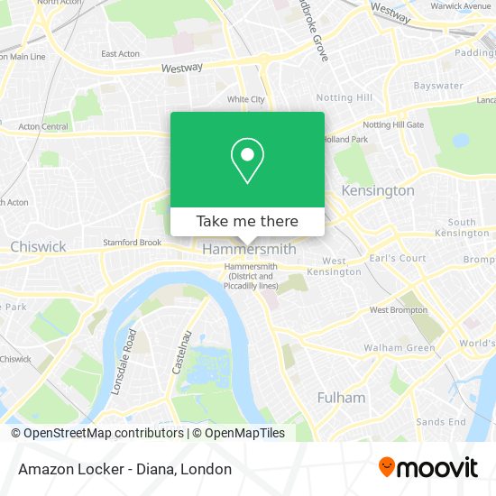 Amazon Locker - Diana map