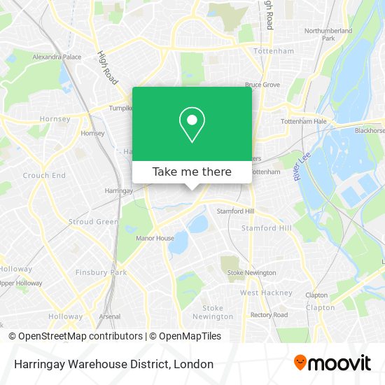 Harringay Warehouse District map