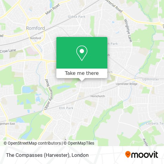 The Compasses (Harvester) map