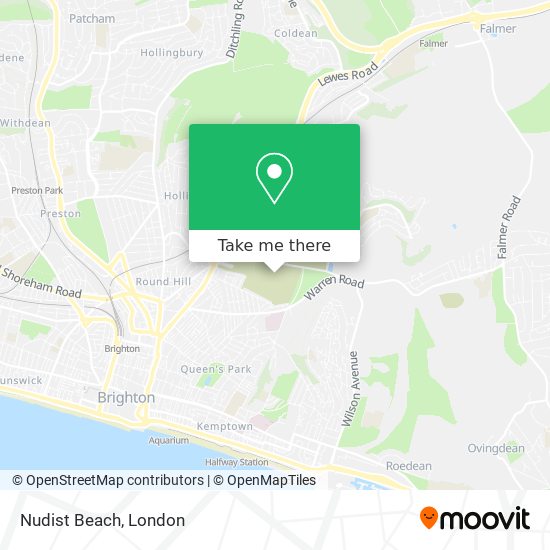 Nudist Beach map