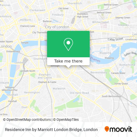 Residence Inn Locations Map How To Get To Residence Inn By Marriott London Bridge In Borough By Bus,  Train Or Tube?