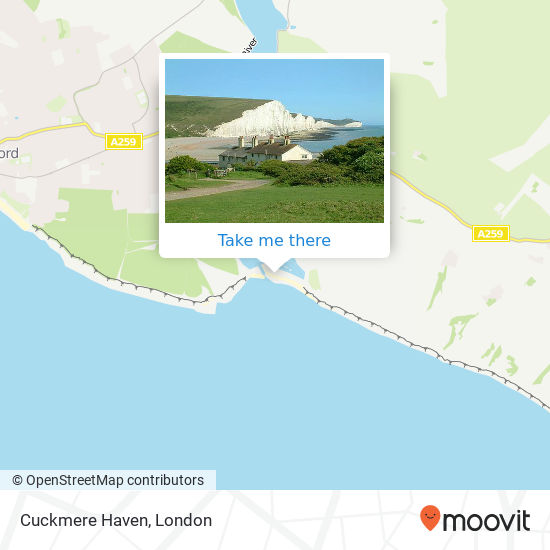 Cuckmere Haven map