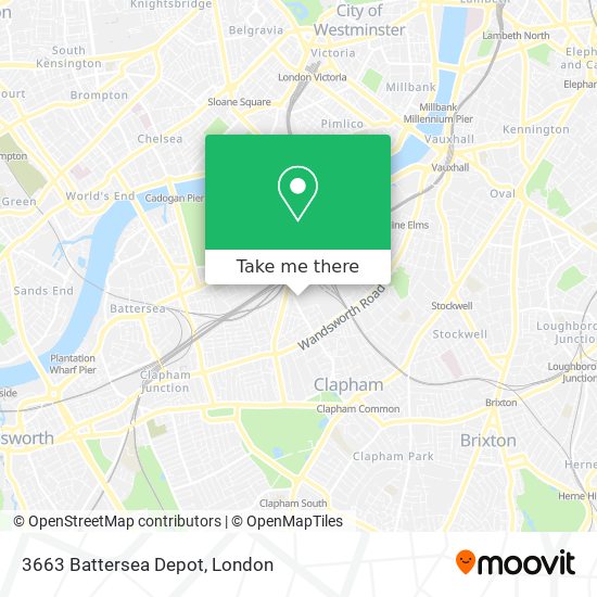 3663 Battersea Depot map