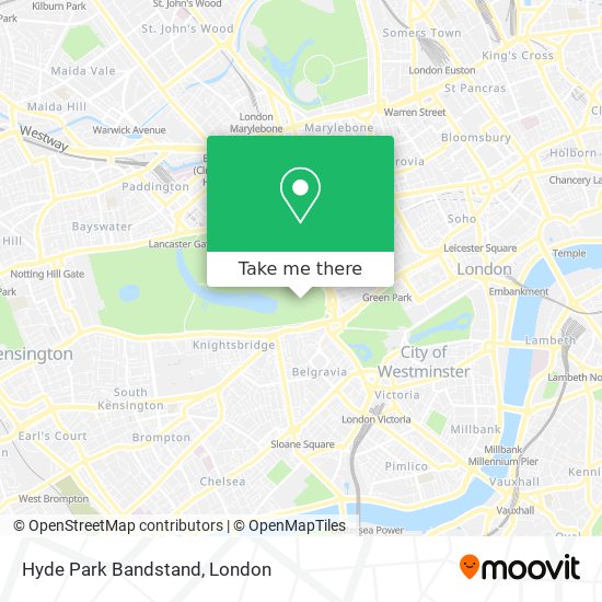Hyde Park Bandstand map