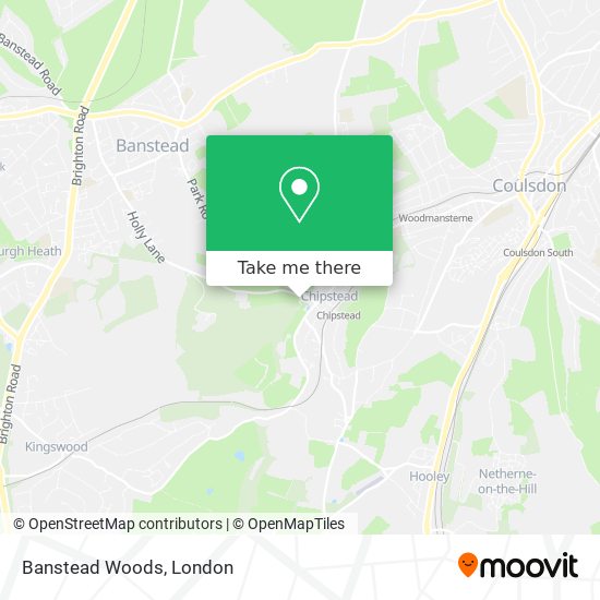 Banstead Woods map