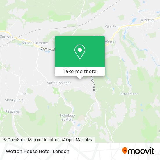 Wotton House Hotel map