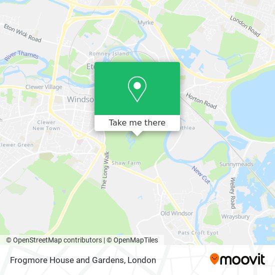 Frogmore House and Gardens map