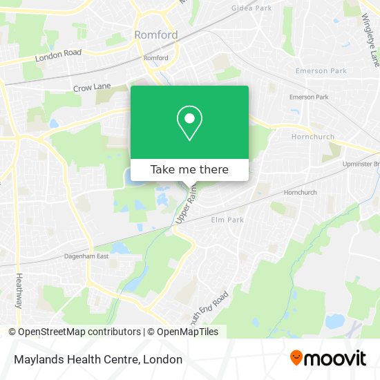 Maylands Health Centre map