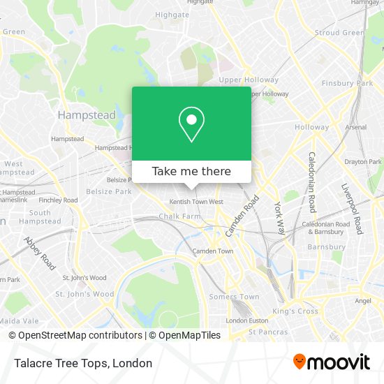 Talacre Tree Tops map