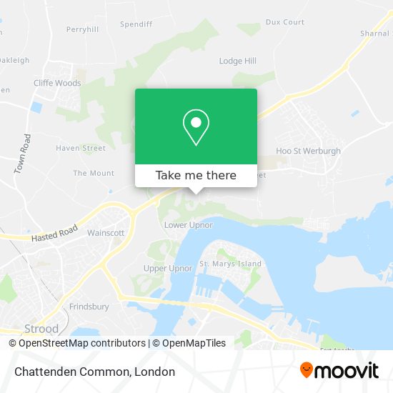 Chattenden Common map