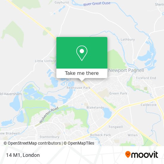 14 M1 map