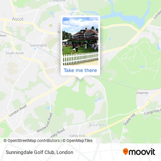 Sunningdale Golf Club map