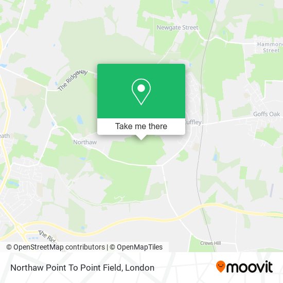 Northaw Point To Point Field map