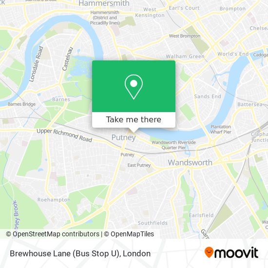 Brewhouse Lane (Bus Stop U) map