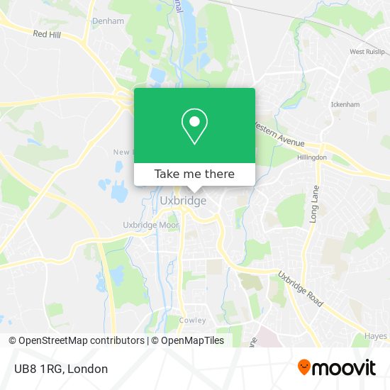 UB8 1RG map
