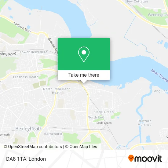 DA8 1TA map