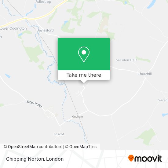 Chipping Norton map