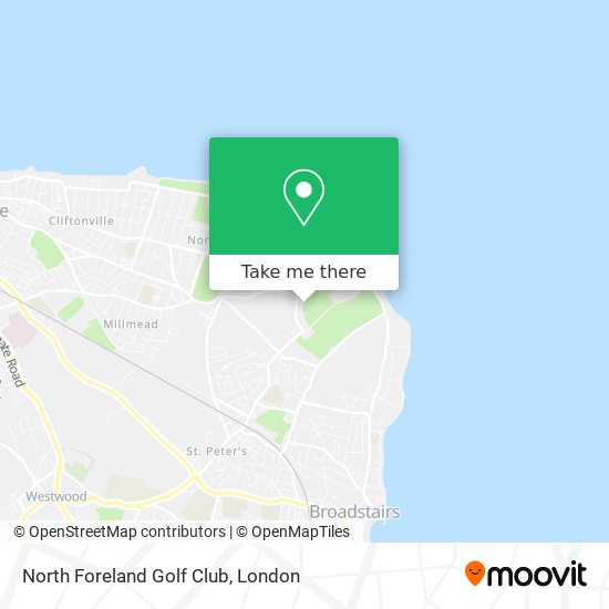 North Foreland Golf Club map