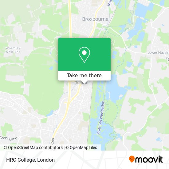 HRC College map