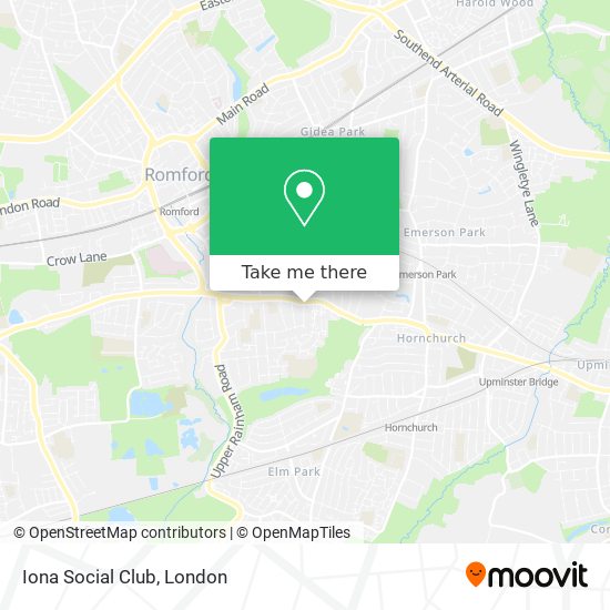 Iona Social Club map
