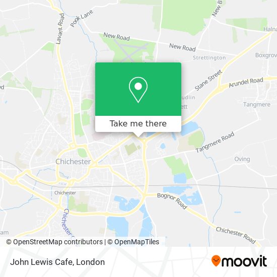 John Lewis Cafe map