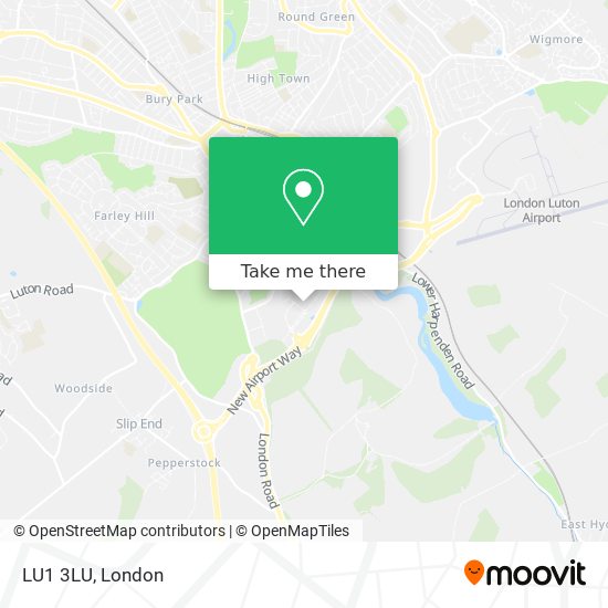 LU1 3LU map