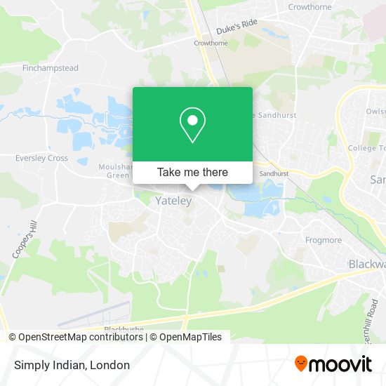Simply Indian map