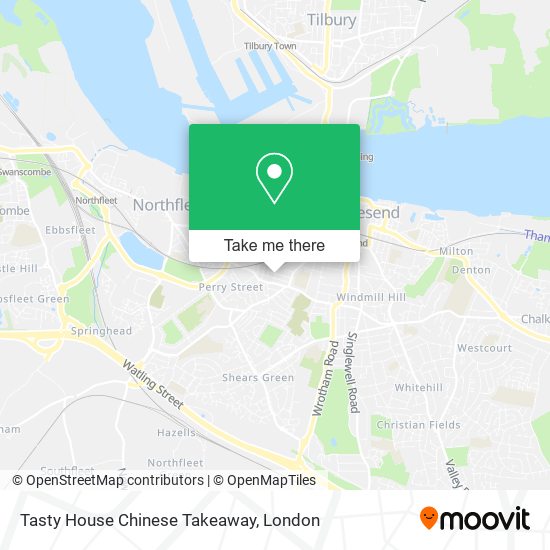 Tasty House Chinese Takeaway map