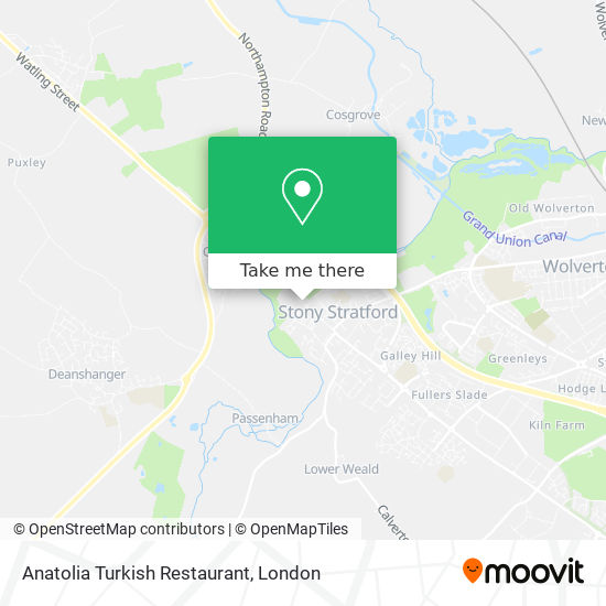 Anatolia Turkish Restaurant map