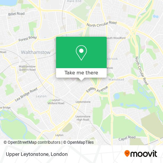 Upper Leytonstone map
