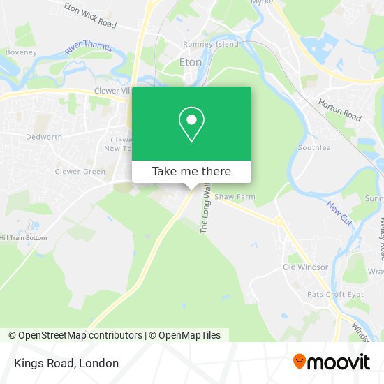 Kings Road map
