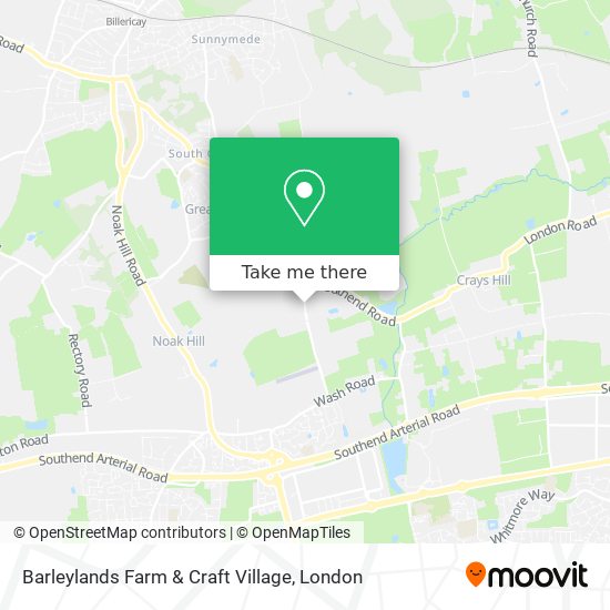 Barleylands Farm & Craft Village map