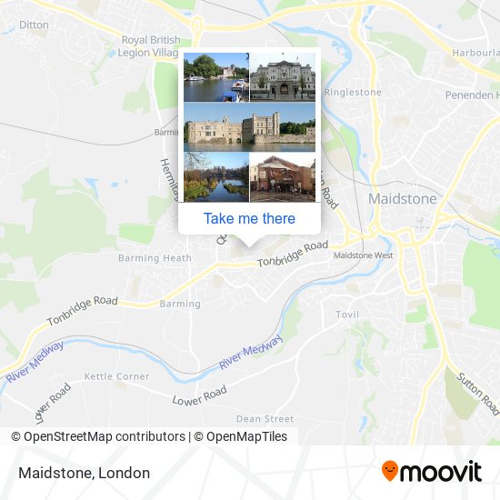Maidstone map