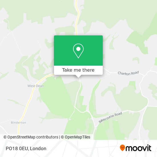 PO18 0EU map