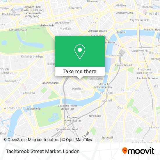 Tachbrook Street Market map