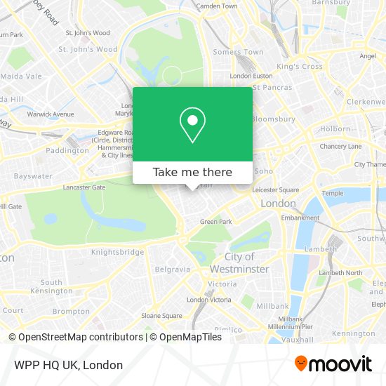 WPP HQ UK map