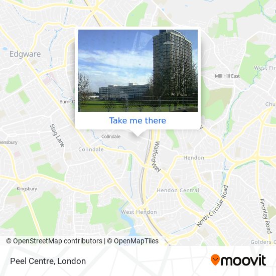Peel Centre map
