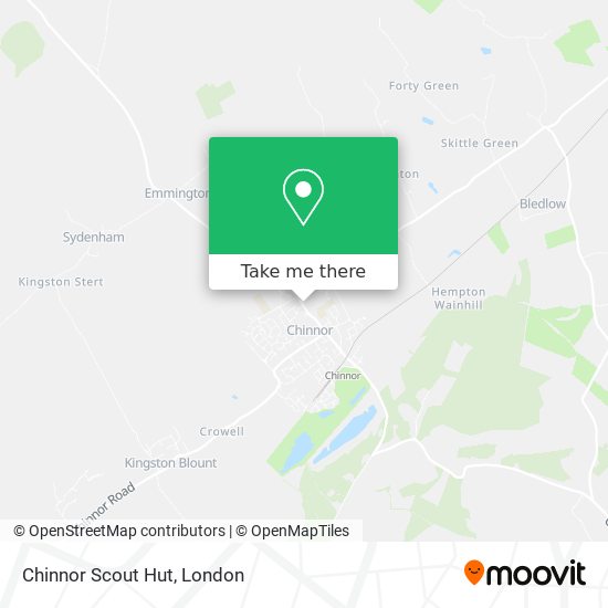 Chinnor Scout Hut map