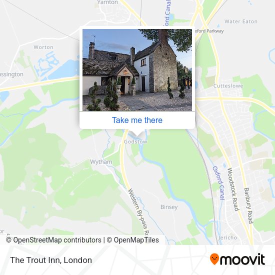 The Trout Inn map