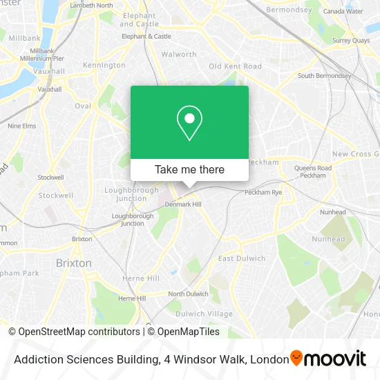 Addiction Sciences Building, 4 Windsor Walk map