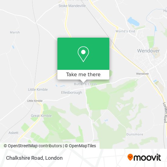 Chalkshire Road map