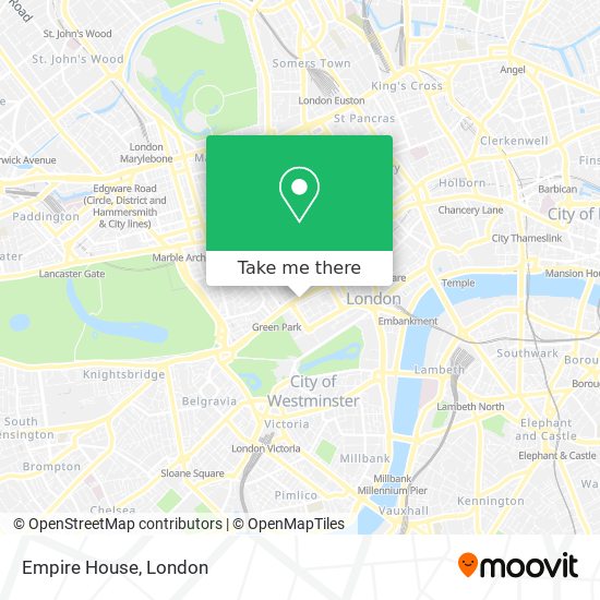 Empire House map