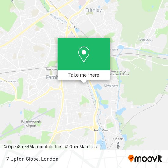 7 Upton Close map