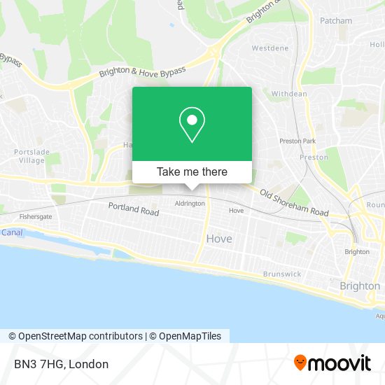 BN3 7HG map