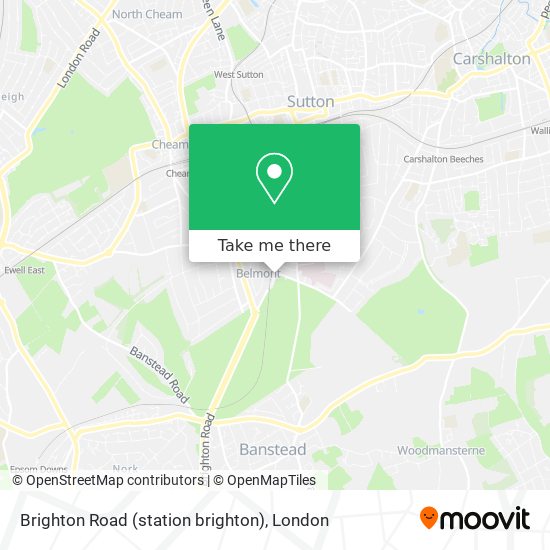 Brighton Road (station brighton) map